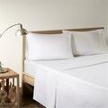 Sleep Philosophy Rayon from Bamboo Sheet Set - White, Queen Size SHET20-1119